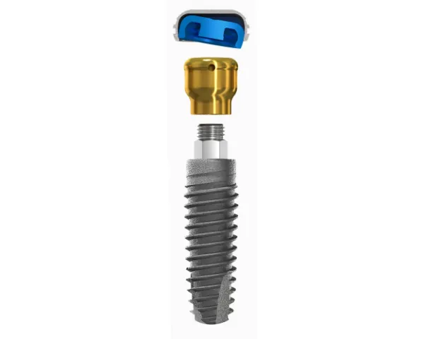 LOCATOR Overdenture Implant, 3.9mmD x 8mmL, 3mm Cuff