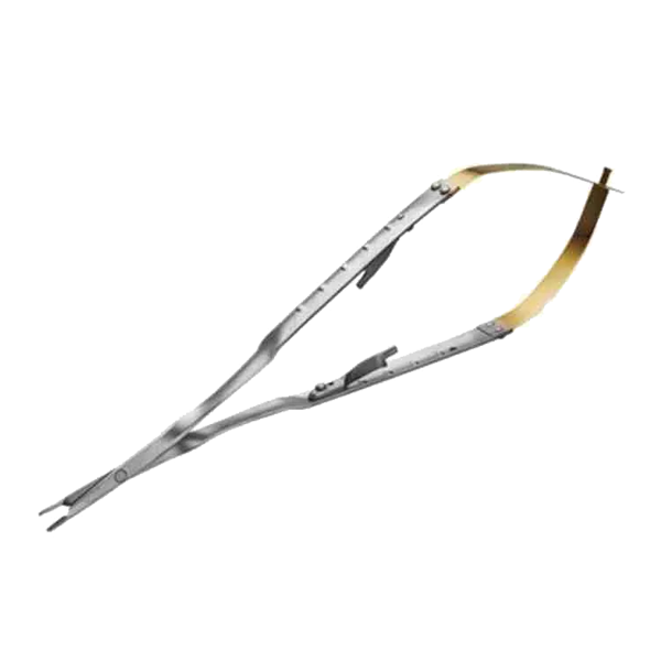 Laschal 7-TCLCR-M LASCHAL Needle Holder, Snagless, Diamond Tips, curved, 17.75cm