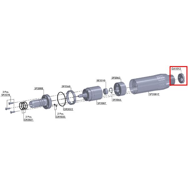 mk-dent GA1012 Gasket  2 hole