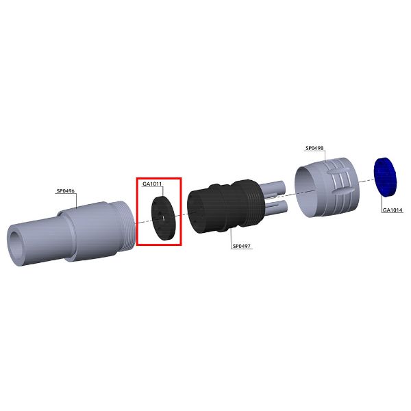 mk-dent GA1011 Gasket, for MK-dent Quick Connector with NSK Mach-Lite connection