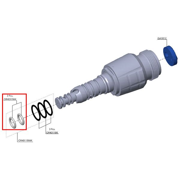 mk-dent OR4011WK O-Ring 3,8 x 1,1