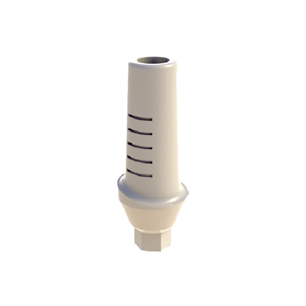 RITTM-PASA-3 Peek-On Anatomic Straight Abutment - 3mm Shoulder, Ht: 12.5mm