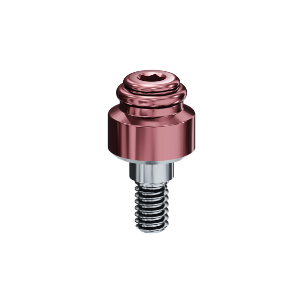 RITTM-30201-02-SB LOCATOR R-Tx Abutment for Zimmer Biomet Tapered Screw-vent Implants, 4.5mm (Purple), 2.0mm Cuff Height