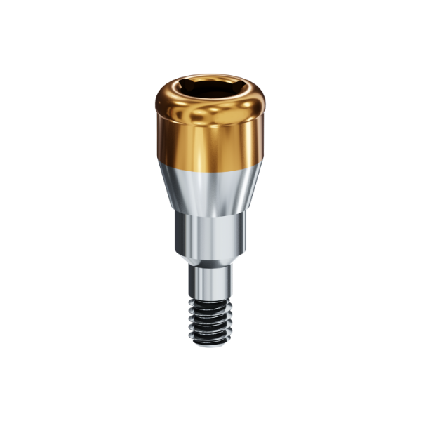 RITTM-08171-SB LOCATOR Overdenture Attachment, RC (Regular CrossFit), 2.0mm Cuff Height for Straumann, Bone Level Connection Implants