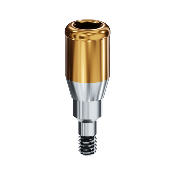 RITTM-08173-SB LOCATOR Overdenture Attachment, RC (Regular CrossFit), 4.0mm Cuff Height for Straumann, Bone Level Connection Implants