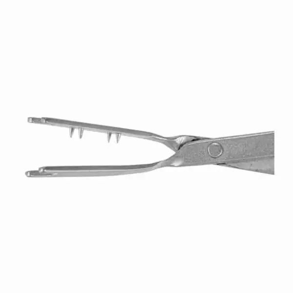 RITTN-MA-45 45 Degree Double Prong Tissue Forceps with Thumlok