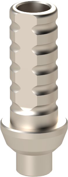 Ritter Implants Temporary Titanium Abutment Rotational L: 8mm Hex: 1.29mm Includes Screw
