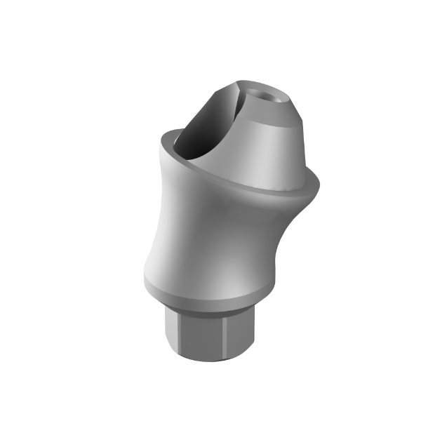 Ritter Implants Angled Multi Unit One Piece 17°/ 3mm Shoulder, 1.4 thread, concave RITTM-MU-KS1730-CNV-1.4
