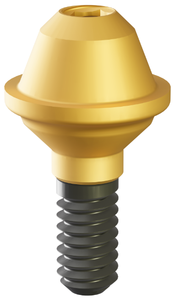 Ritter Implants Straight Multi Unit 1 mm Shoulder, concave - Narrow Line RITTM-NL-MU-KS10-CNV