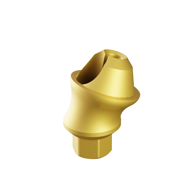 Ritter Implants Angled Multi Unit One Piece 17°/ 2mm Shoulder, concave, Narrow Line RITTM-NL-MU-KS1720-CNV