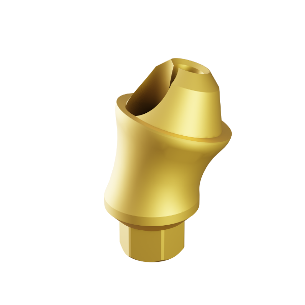 Ritter Implants Angled Multi Unit One Piece 17°/ 3mm Shoulder, concave, Narrow Line RITTM-NL-MU-KS1730-CNV