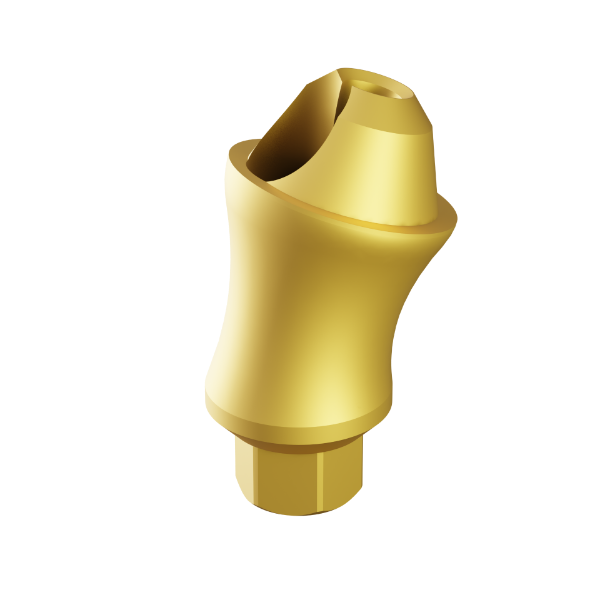 Ritter Implants Angled Multi Unit One Piece 17°/ 4mm Shoulder, concave, Narrow Line RITTM-NL-MU-KS1740-CNV
