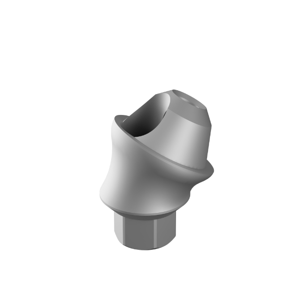 Ritter Implants Angled Multi Unit One Piece 30°/ 1mm Shoulder, 1.4 thread, concave, Narrow Line RITTM-NL-MU-KS3010-CNV-1.4