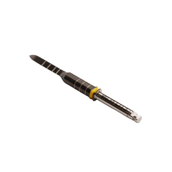 Picture of Narrow Platform Guided Surgery Starter Drill 2.35mm D, 11.5mm L, Yellow