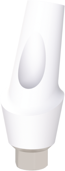 Ritter Implants Zircocam™ Angled Anatomic Zirconia Abutment SV-WP 25° / H 3mm RITTDI-ZAA-SV-WP2530