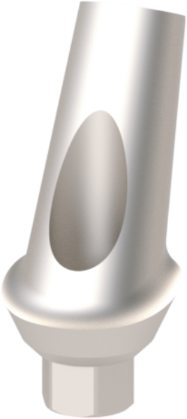 Ritter Implants Angled Anatomic Ti-Abutment SV-RP 25° / H 1mm RITTDI-TAA-SV-RP2510