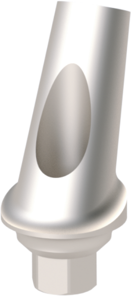 Ritter Implants Angled Concave Anatomic Ti-Abutment SV-RP 25° / H 1mm RITTDI-TAAC-SV-RP2510