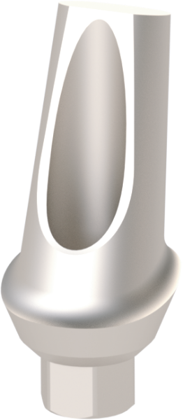 Ritter Implants Angled Anatomic Ti-Abutment SV-WP 15° / H 1mm RITTDI-TAA-SV-WP1510