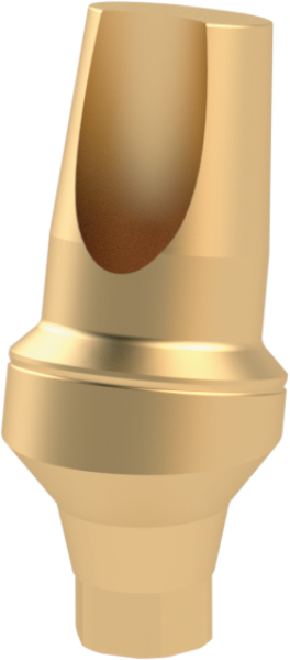 Clicq-Pression™ Angled Transfer Ti-Abutment NA-NP 15° / H 1.5mm RITTDI-TAP-NA-NP151