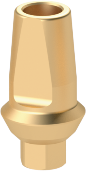 Ritter Implants Clicq-Pression™ Straight Transfer Ti-Abutment SV-RP H 1mm Medium RITTDI-TAP-SV-RP10M