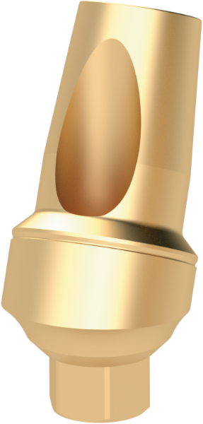 Ritter Implants Clicq-Pression™ Angled Transfer Ti-Abutment SV-WP 25° / H 1mm RITTDI-TAP-SV-WP2510